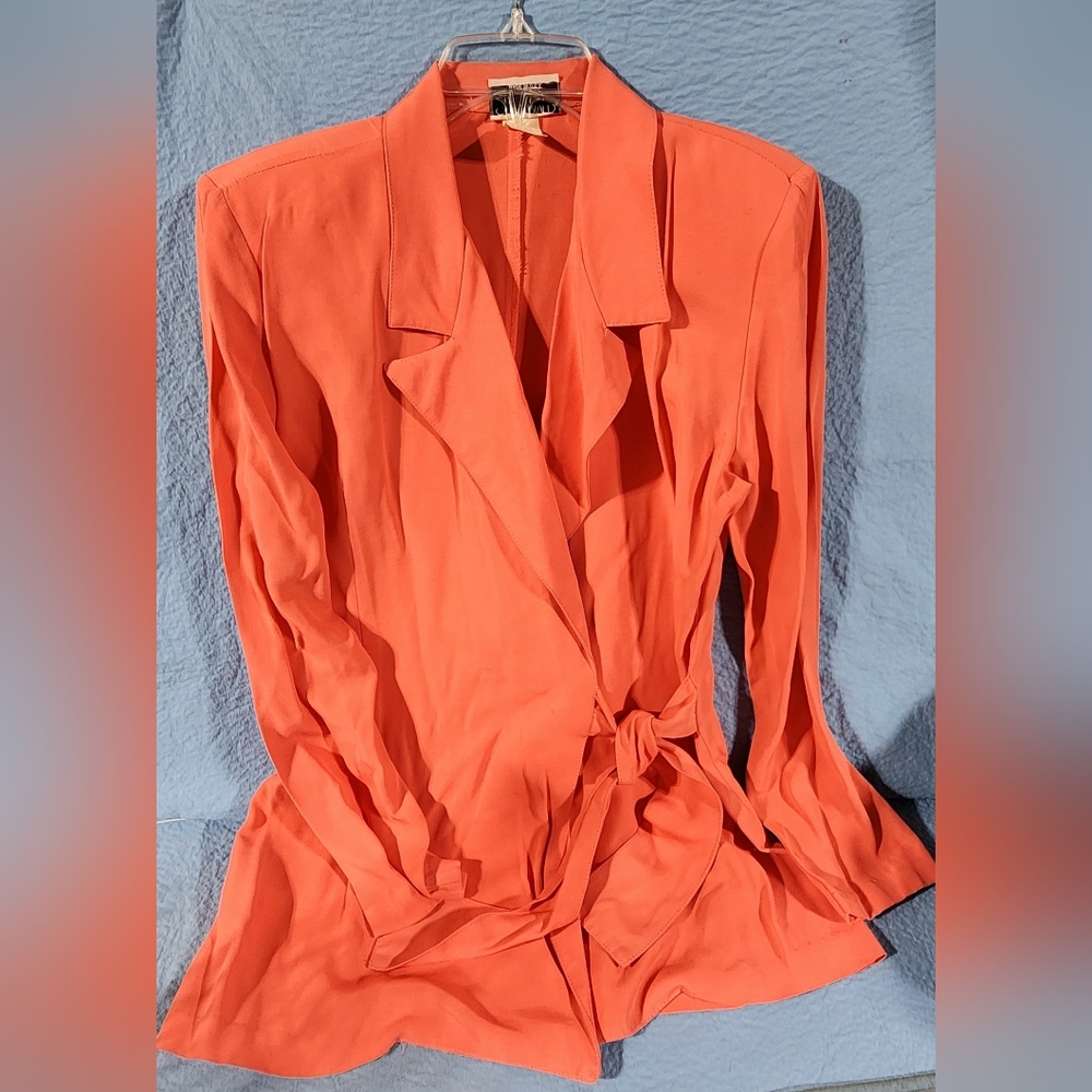 Retro Wrap-Tie Suit